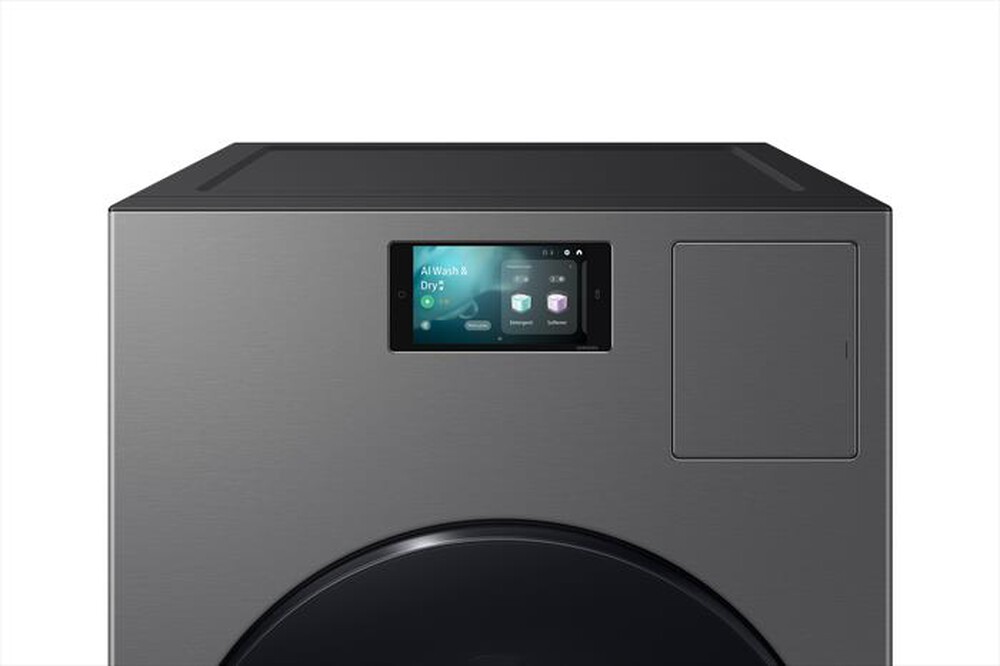 "SAMSUNG - Lavasciuga WD18DB8995BZT2 18/11 Kg Classe A-Dark Silver Steel -oblò Nero"