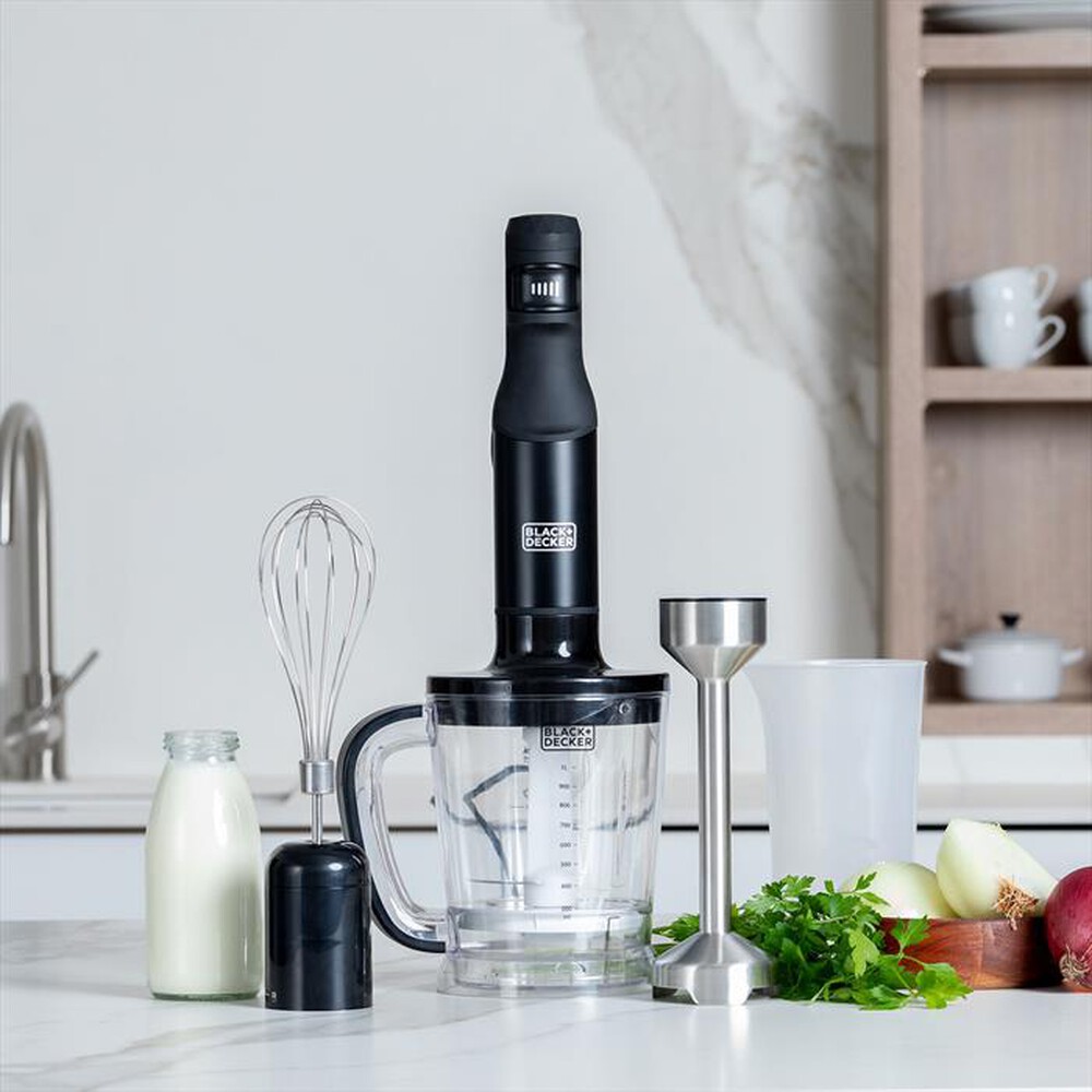 "BLACK & DECKER - Frullatore ad immersione BXHBA1501E-NERO"