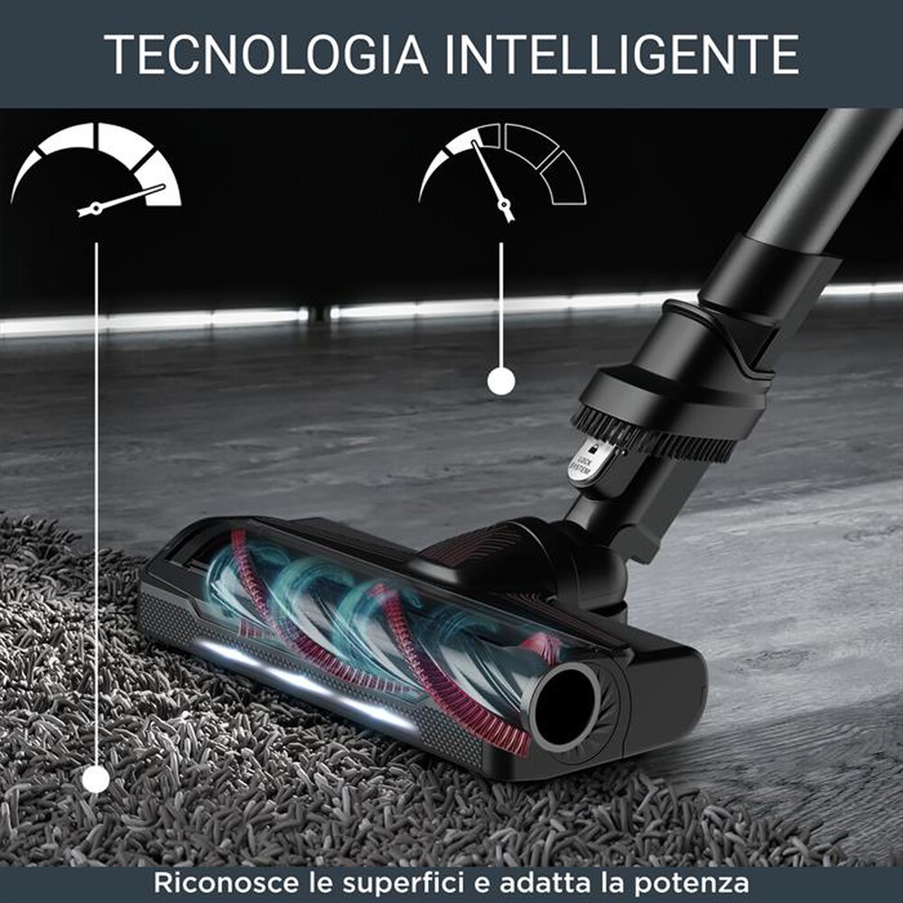 Rowenta Base a Muro Scopa Air Force 360 Max, Design Verticale e