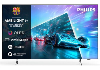 PHILIPS - Smart TV Ambilight OLED 4K 55" 55OLED761/12-Black