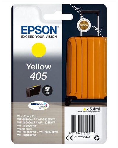EPSON - EPSON INCHIOSTRO  SERIE VALIGIA 405 STD GIALLO-Giallo std