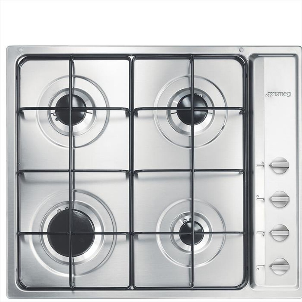 "SMEG - Piano cottura a gas S64S 4 fuochi 58,5cm-Inox"