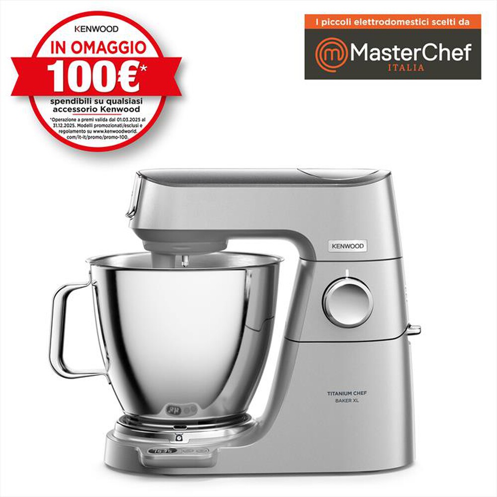 "KENWOOD. - Planetaria Titanium Chef Baker XL KVL85.124SI-Silver"
