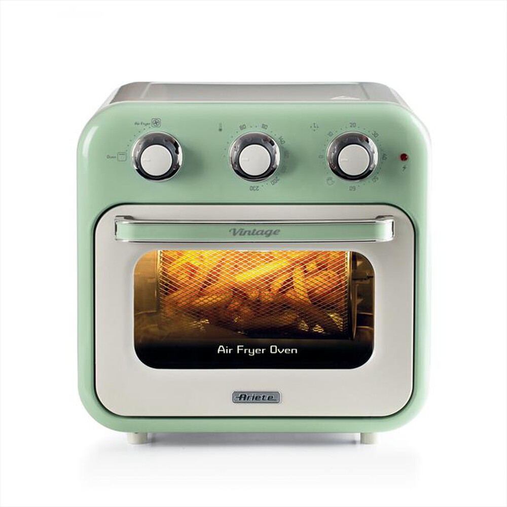 ARIETE - 4632 VINTAGE FRIGGITRICE AD ARIA E FORNO 16L-Verde
