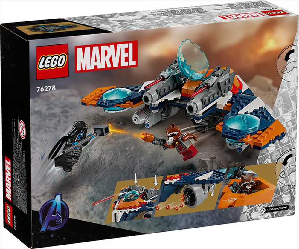 Immagine del prodotto LEGO - SUPER HEROES MARVEL Warbird Rocket vs Ronan 76278