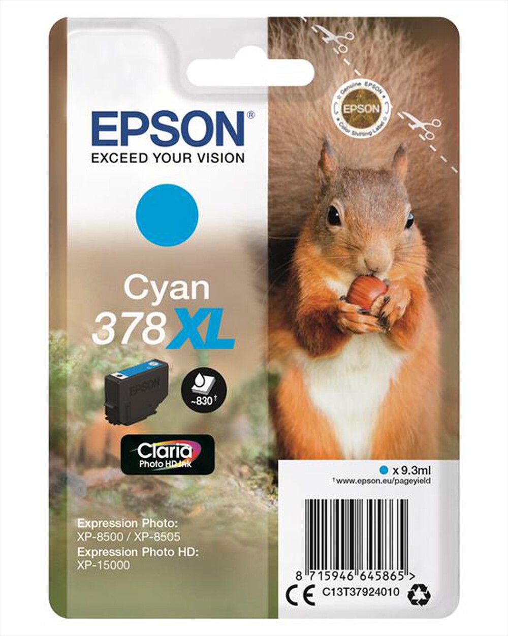 Immagine del prodotto EPSON - C13T37924020-Ciano