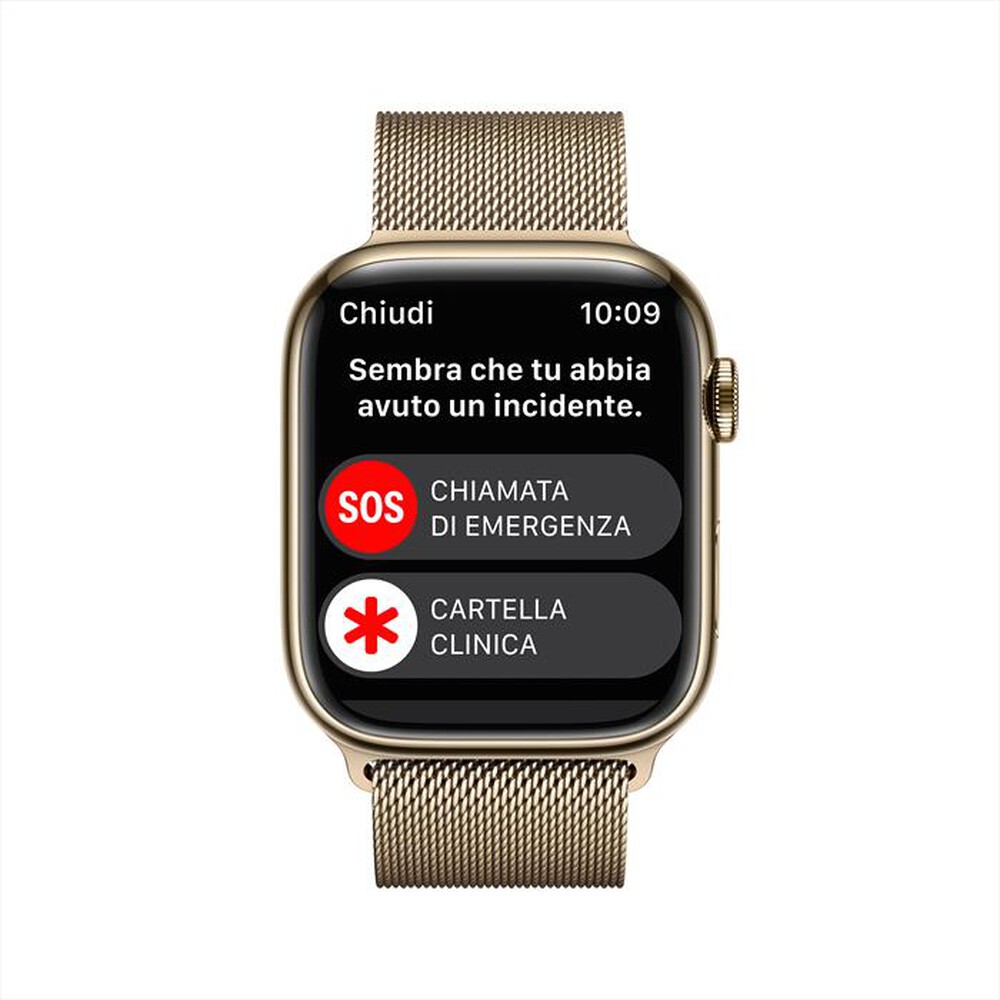 Immagine del prodotto APPLE - Watch Series 8 GPS + Cellular 45mm Acciaio-Oro - Milanese