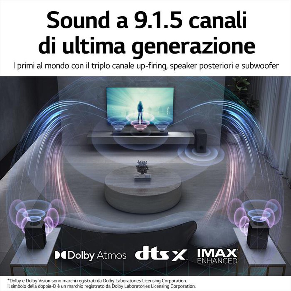 "LG - Soundbar S95QR.DEUSLLK-Argento"