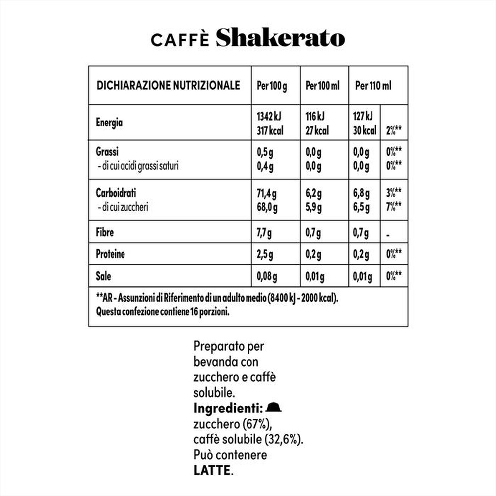 "NESCAFE' DOLCE GUSTO - CAFFE SHAKERATO"