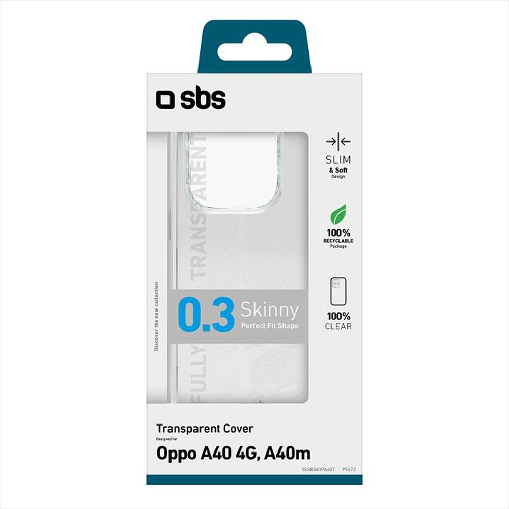 "SBS - TESKINOPA40T-Trasparente"