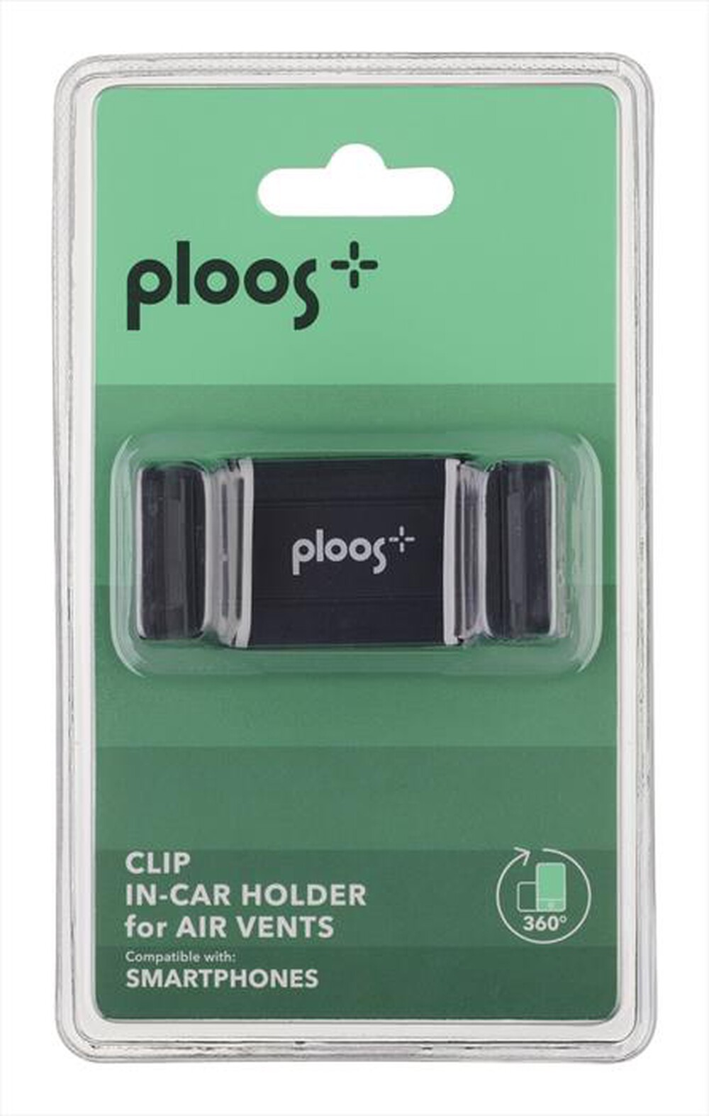 Immagine del prodotto PLOOS - Supporto CAR HOLDER FOR AIR VENTS - UNIVERSALE-Nero