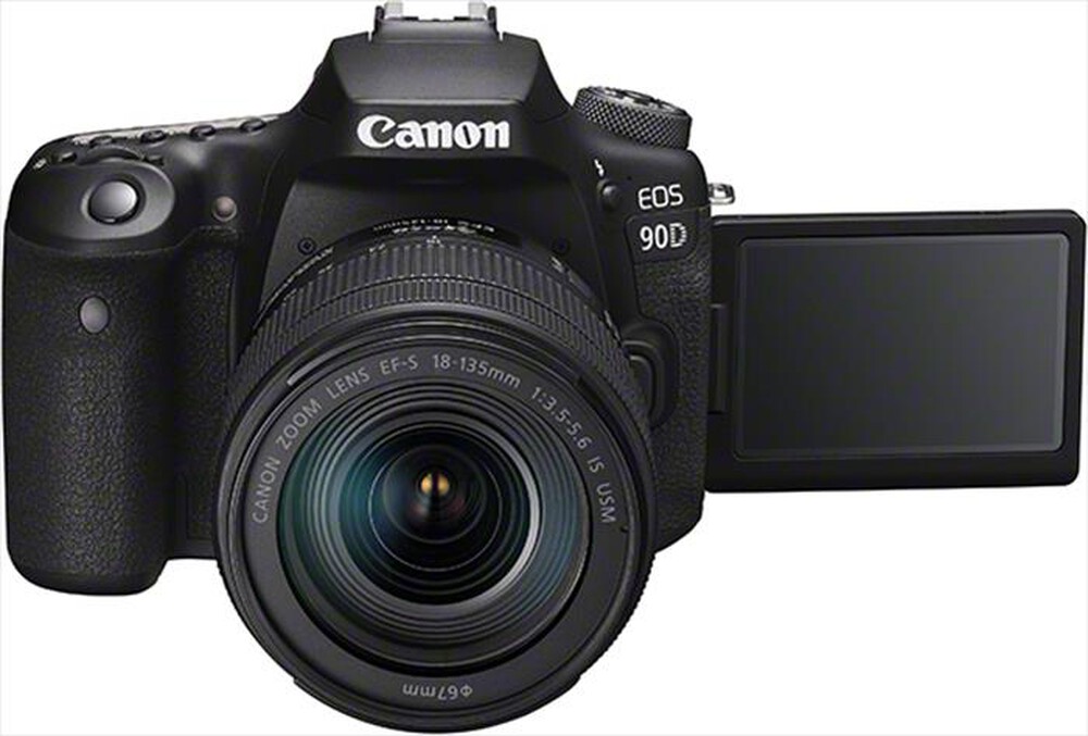 "CANON - EOS 90D + EF-S 18-135 MM F/3.5-5.6 IS USM-Black"
