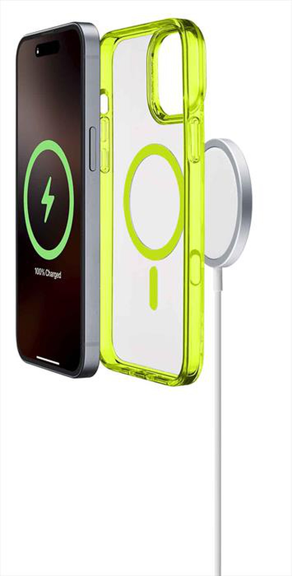 Immagine del prodotto CELLULARLINE - Cover case ICONIC MAG per iPhone 16 Pro-Lime