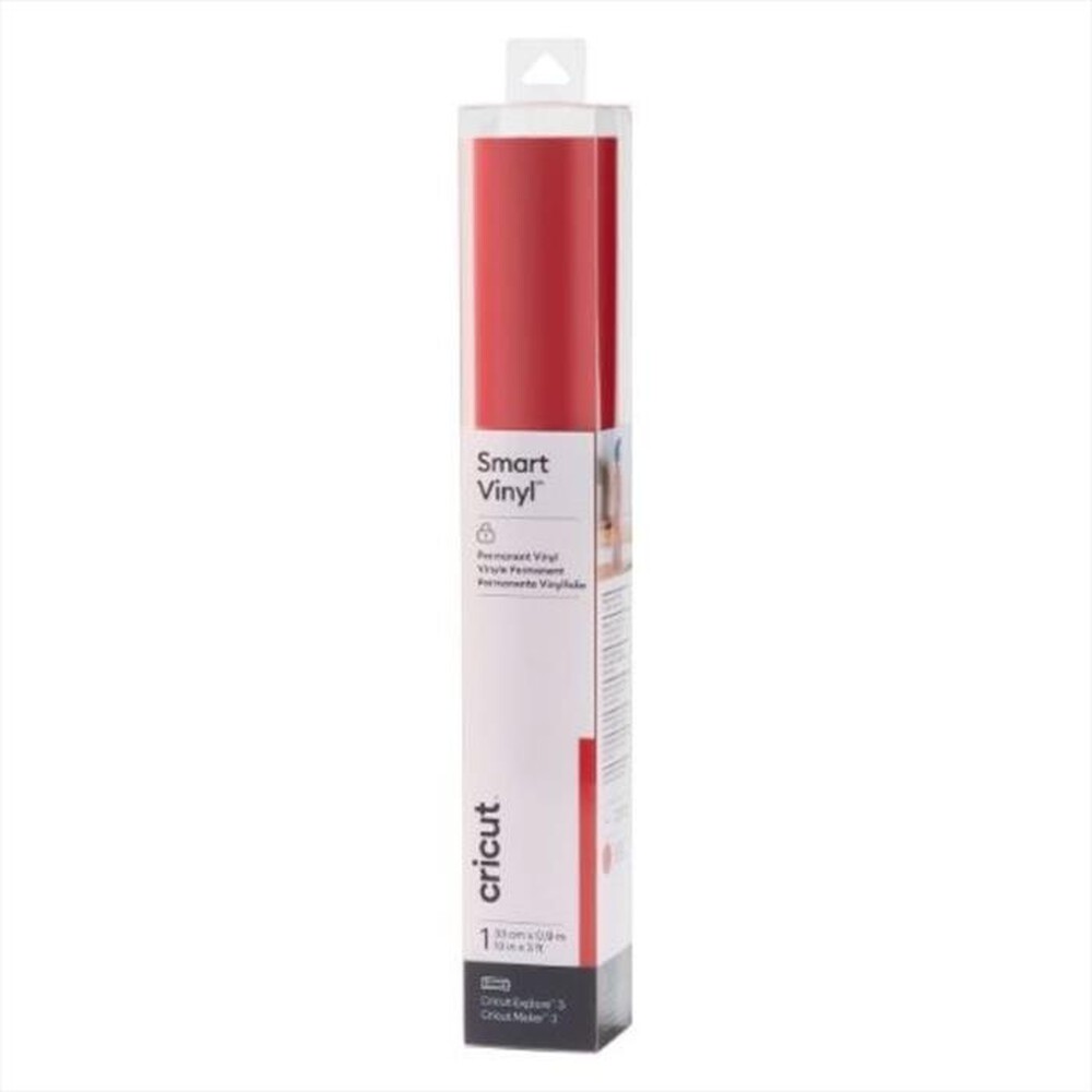 "CRICUT - SMART VINILE PERMANENTE - 1 FOGLIO-Red"