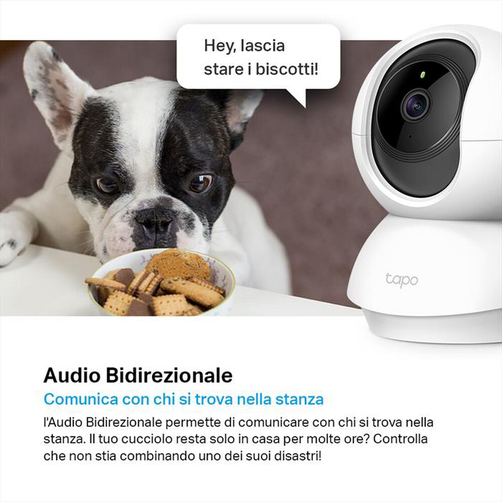 "TP-LINK - TELECAMERE WI-FI , VISIONE NOTTURNA, AUDIO BIDIREZ"