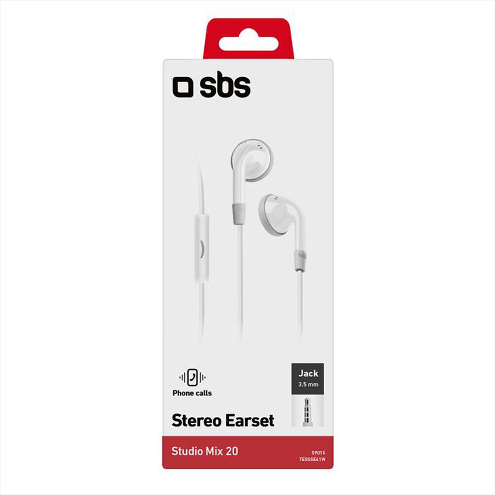 Immagine del prodotto SBS - Auricolare TE0SSE41W-Bianco