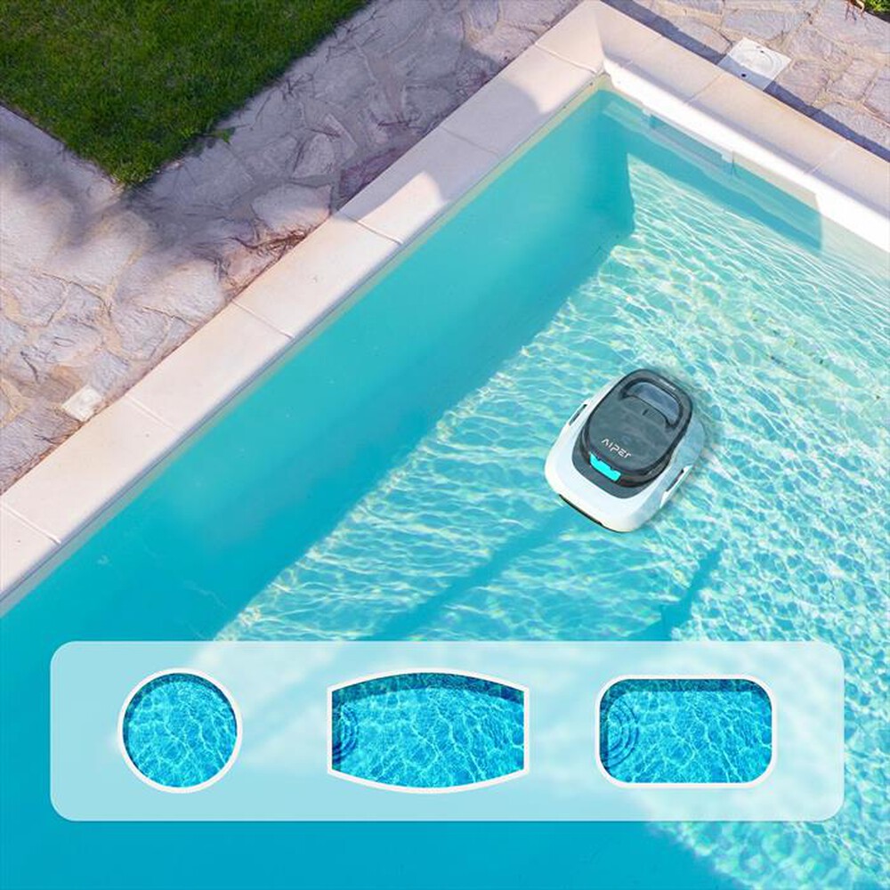 "AIPER - Robot pulizia piscina SCUBA 800-Bianco"
