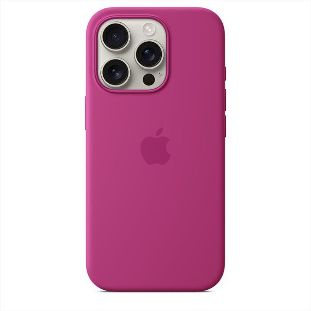 "APPLE - Custodia MagSafe silicone MYYN3ZMA iPhone 16 Pro-Fucsia"
