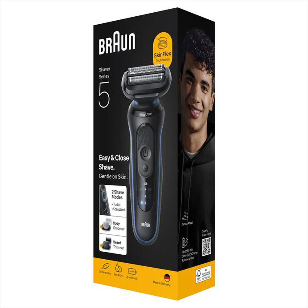 Immagine del prodotto BRAUN - Rasoio SHAVER 52-B1650S-BLU