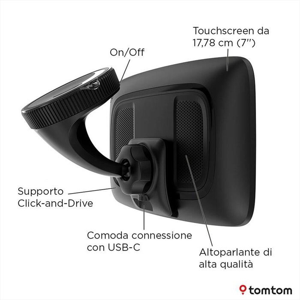 Immagine del prodotto TOM TOM - Navigatore portatile GO CAMPER MAX 2A GENERAZIONE-Nero