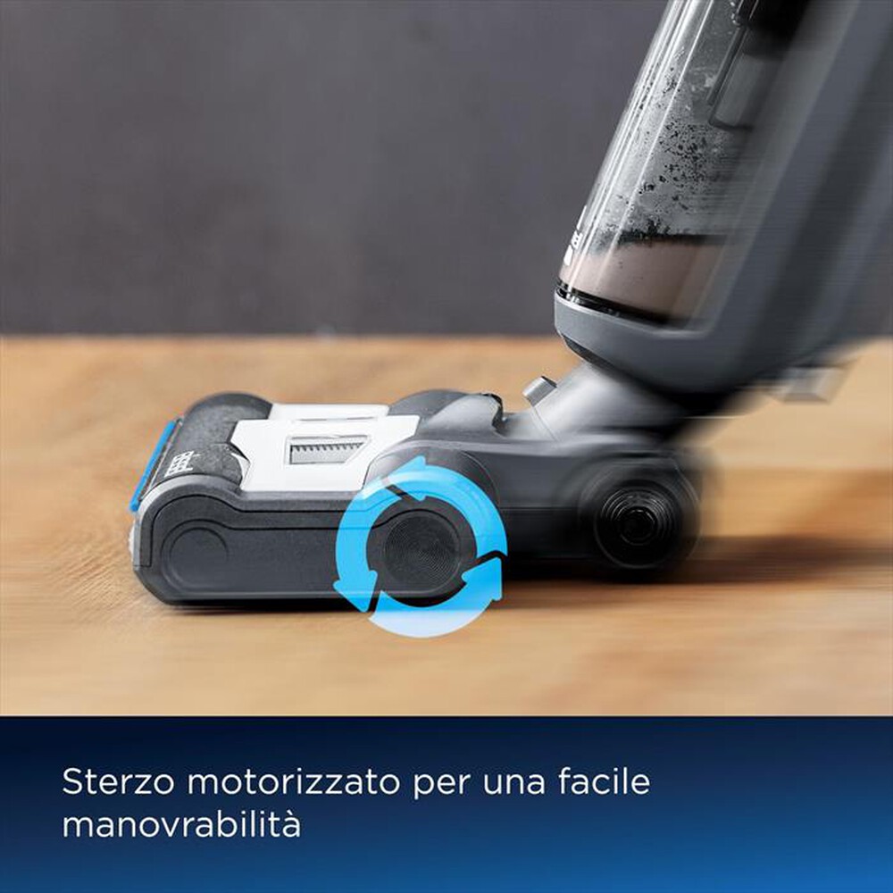"BISSELL - Lavapavimenti CrossWave HF3 Cordless Pro 3641N-Nero/Argento"