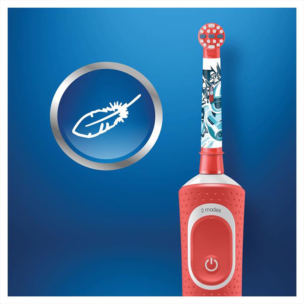 "ORAL-B - Spazzolino elettrico Kids Star Wars-Rosso/Nero"