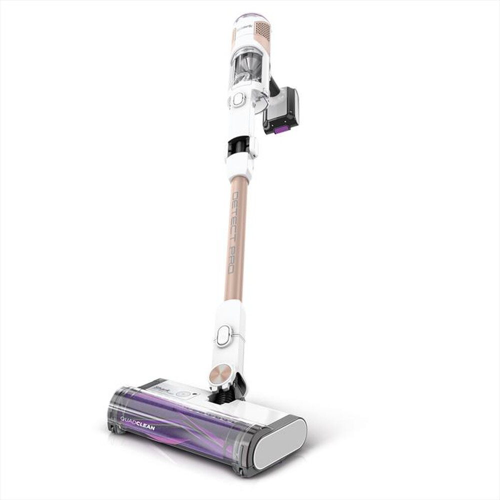 "SHARK - ASPIRAPOLVERE SENZA FILO DETECT PRO AUTOSVUOTAMENT-bianco/rosa"