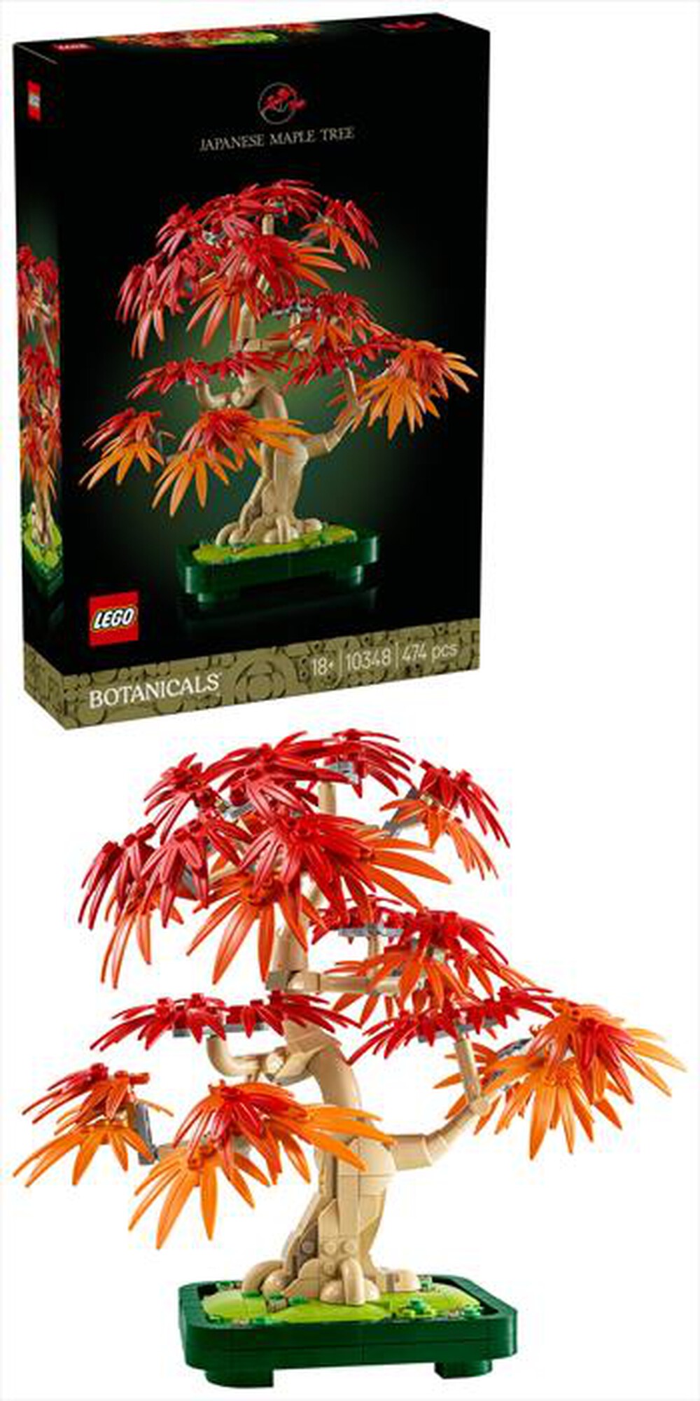 "LEGO - BOTANICALS Bonsai di acero rosso giapponese-10348"