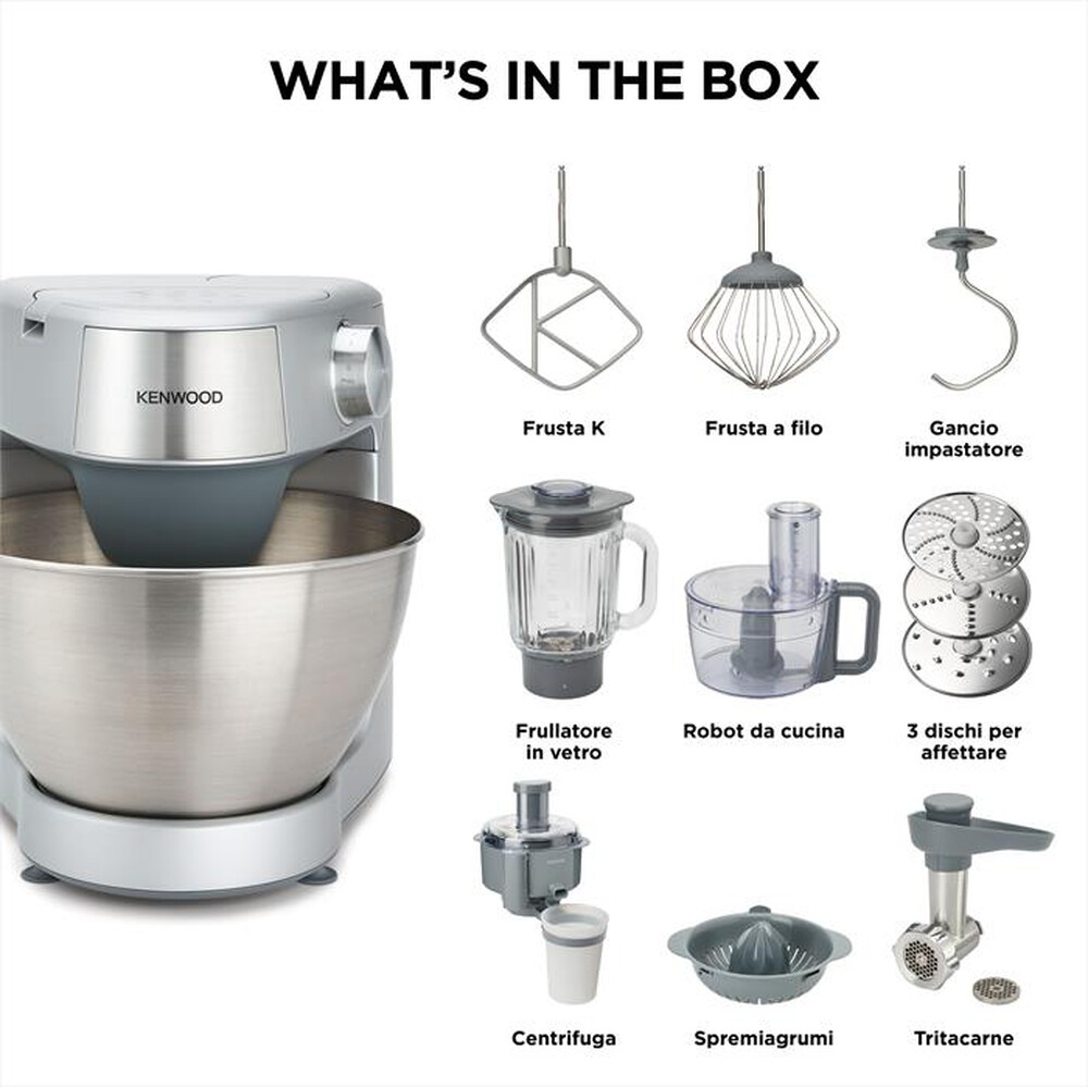 Immagine del prodotto KENWOOD. - PROSPERO+ KHC29.POSI IMPASTATRICE PLANETARIA-SILVER