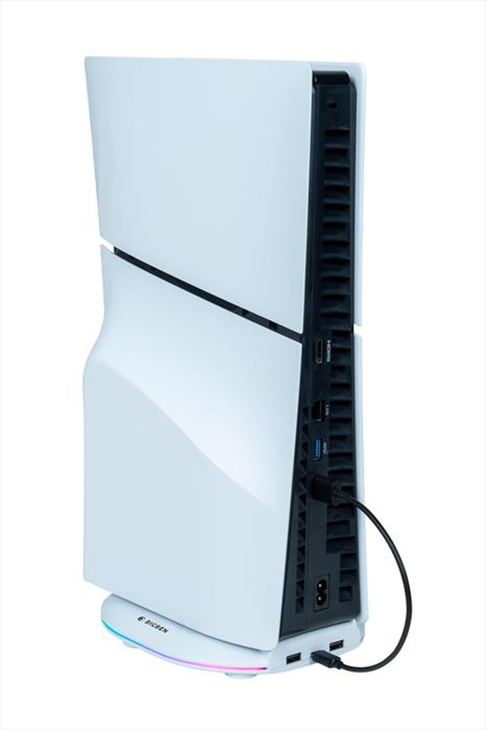 "NACON - BASE PER POSIZIONAMENTO VERTICALE, 2USB-A, PS5 S-Bianco"