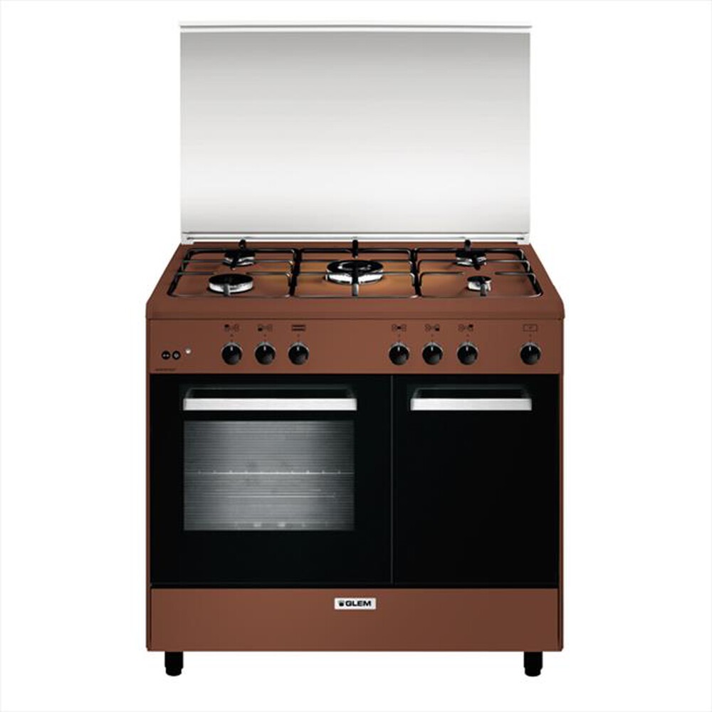"GLEM GAS - Cucina a gas AR965GC Classe A-Marrone"