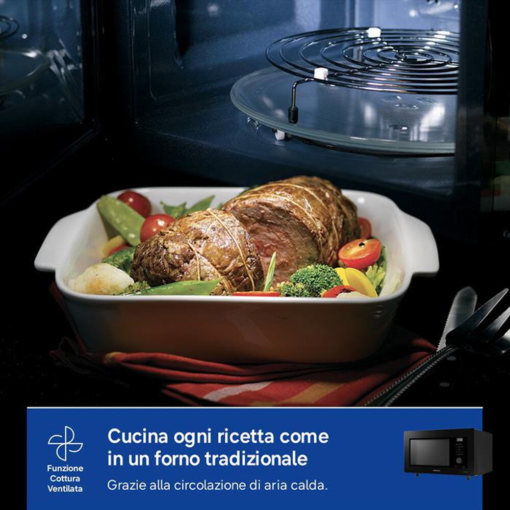 Immagine del prodotto SAMSUNG - Forno microonde MC32DG7646KKE1-VETRO NERO
