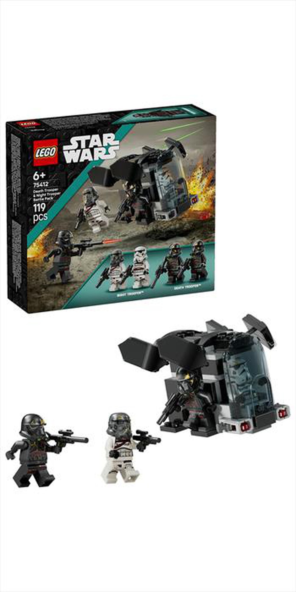 "LEGO - BATTLE PACK DEATH TROOPER E NIGHT TROOPER-,"