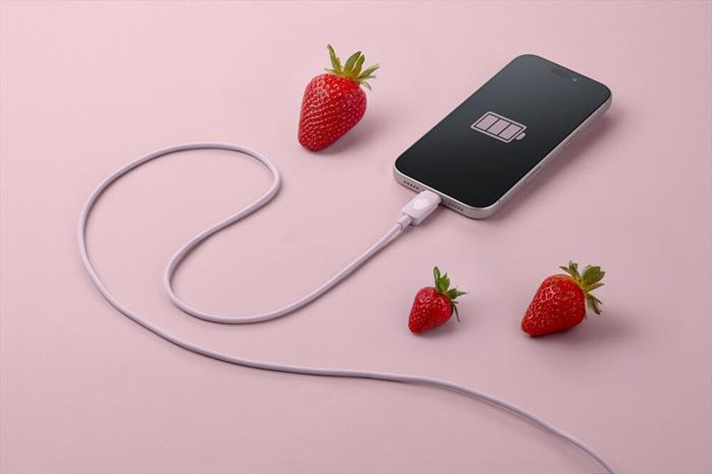 Immagine del prodotto TECH POP - Cavo USB-C to USB-C AROMA CABLE - FRAGOLA-Rosa