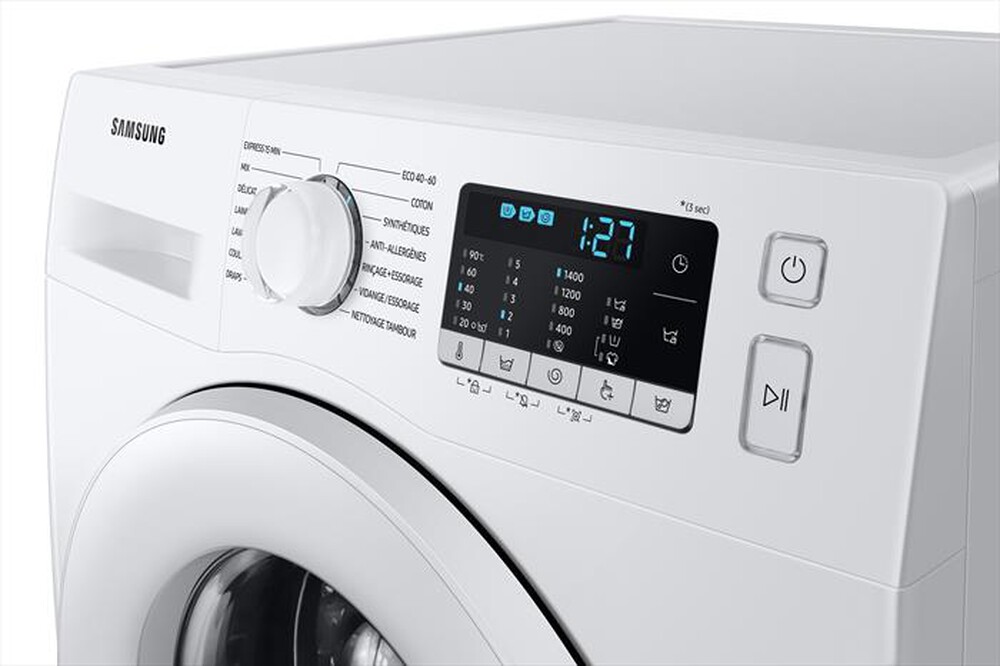 "SAMSUNG - Lavatrice WW70TA026TE/ET 7 Kg Classe B-Bianco oblò Crystal White"