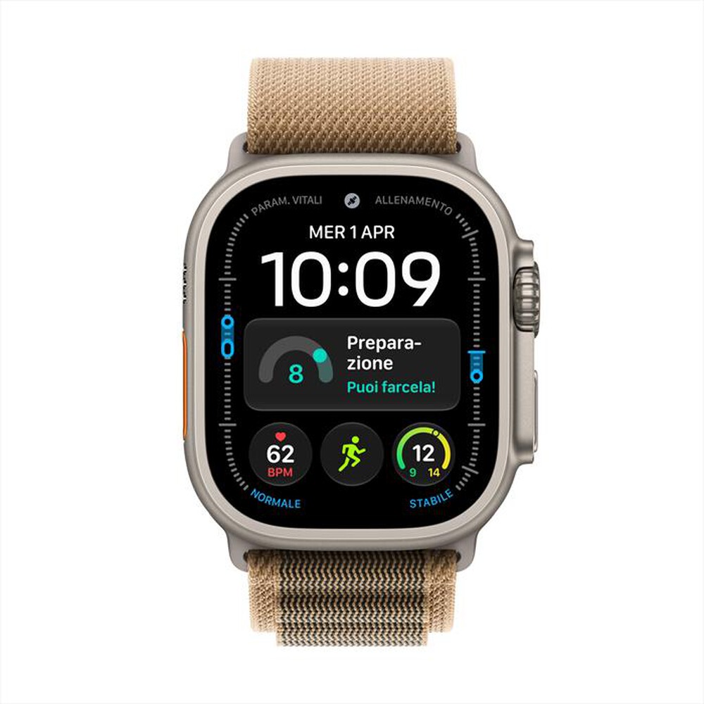 Immagine del prodotto APPLE - Watch Ultra 4 GPS + Cellular 49mm Titanio-Alpine Loop Duna - Medium