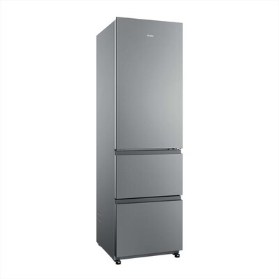 HAIER - Frigorifero combinato HTR3518ENMX Classe E 303 lt-Acciaio inox
