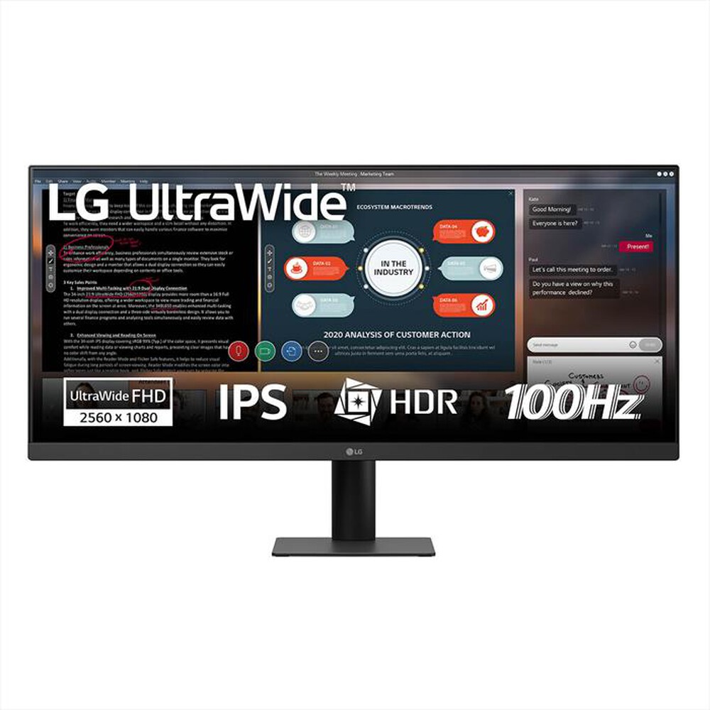 LG - Monitor LCD 29" 29U511A-B-Nero