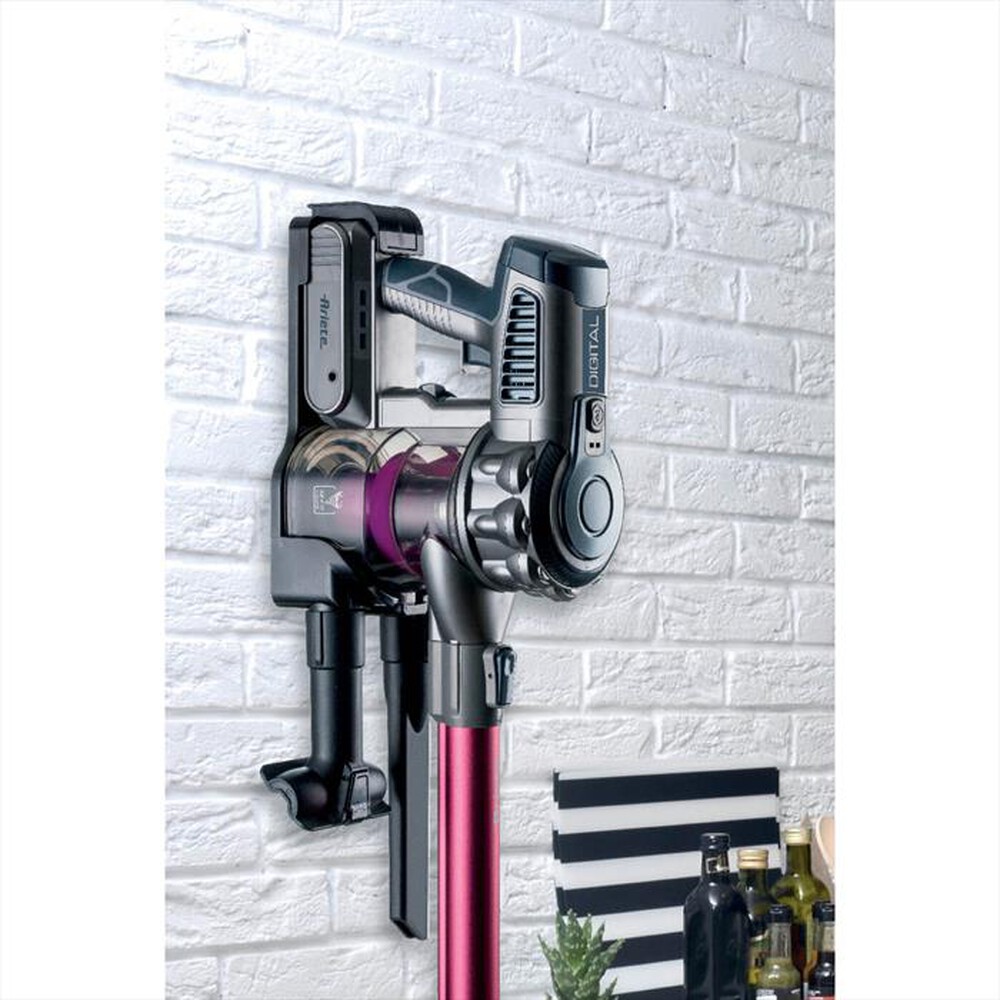 "ARIETE - 2758 22v Digital Lithium Scopa Elettrica-rosso"