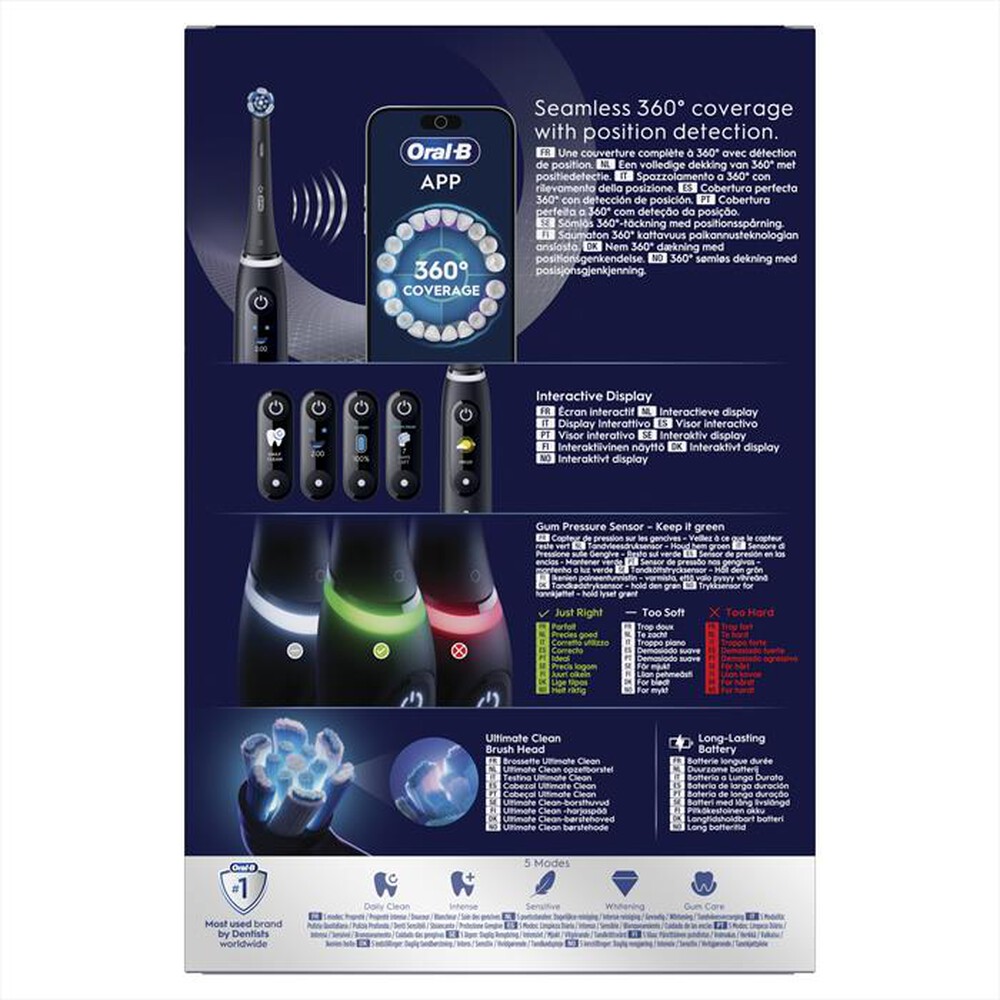 Immagine del prodotto ORAL-B - Spazzolino elettrico IO6 DUO BOX-NERO/ROSA