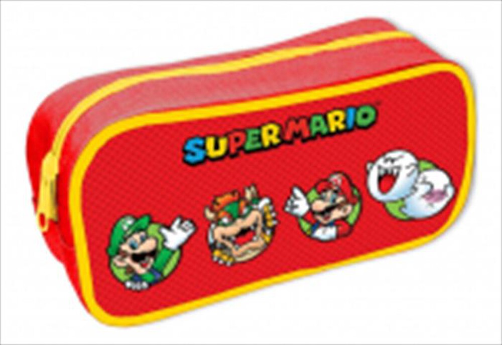 "PYRAMID - Astuccio Super Mario Character Circles SR73309-Rosso"
