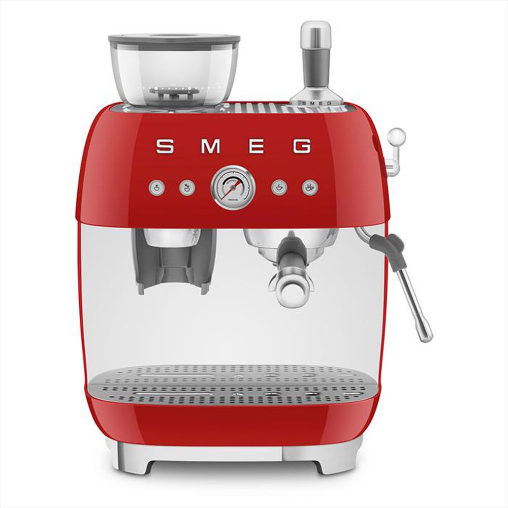 "SMEG - Macchina Caffè Espresso e macinacaffè EGF03RDEU-Rosso"