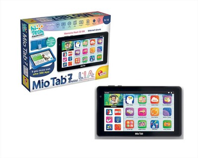 LISCIANI GIOCHI - Tablet Educativo MIO TAB 7"-Nero
