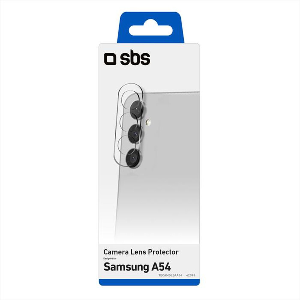 "SBS - Screen protector TECAMGLSAA54 per Samsung A54-Nero"