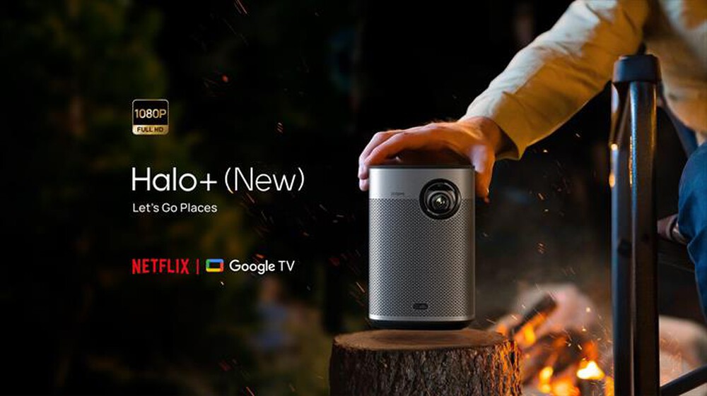 Immagine del prodotto XGIMI - Videoproiettore portatile SMARTHALO + GTV-Grigio