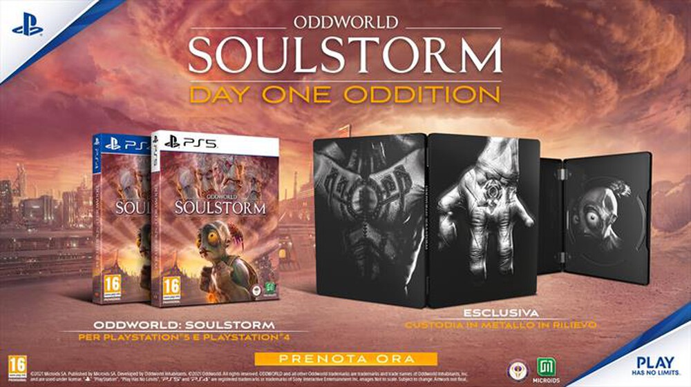 "MICROIDS - ODDWORLD: SOULSTORM D1 VERSION PS4"