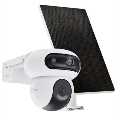 EZVIZ - Telecamera Wi-Fi HB90 + SOLAR PANEL-Bianco