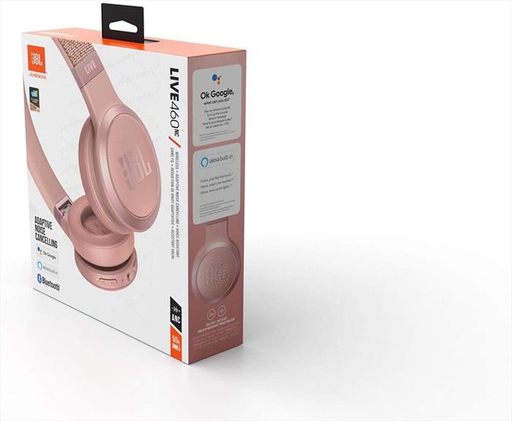 "JBL - Cuffia LIVE 460NC-ROSA"