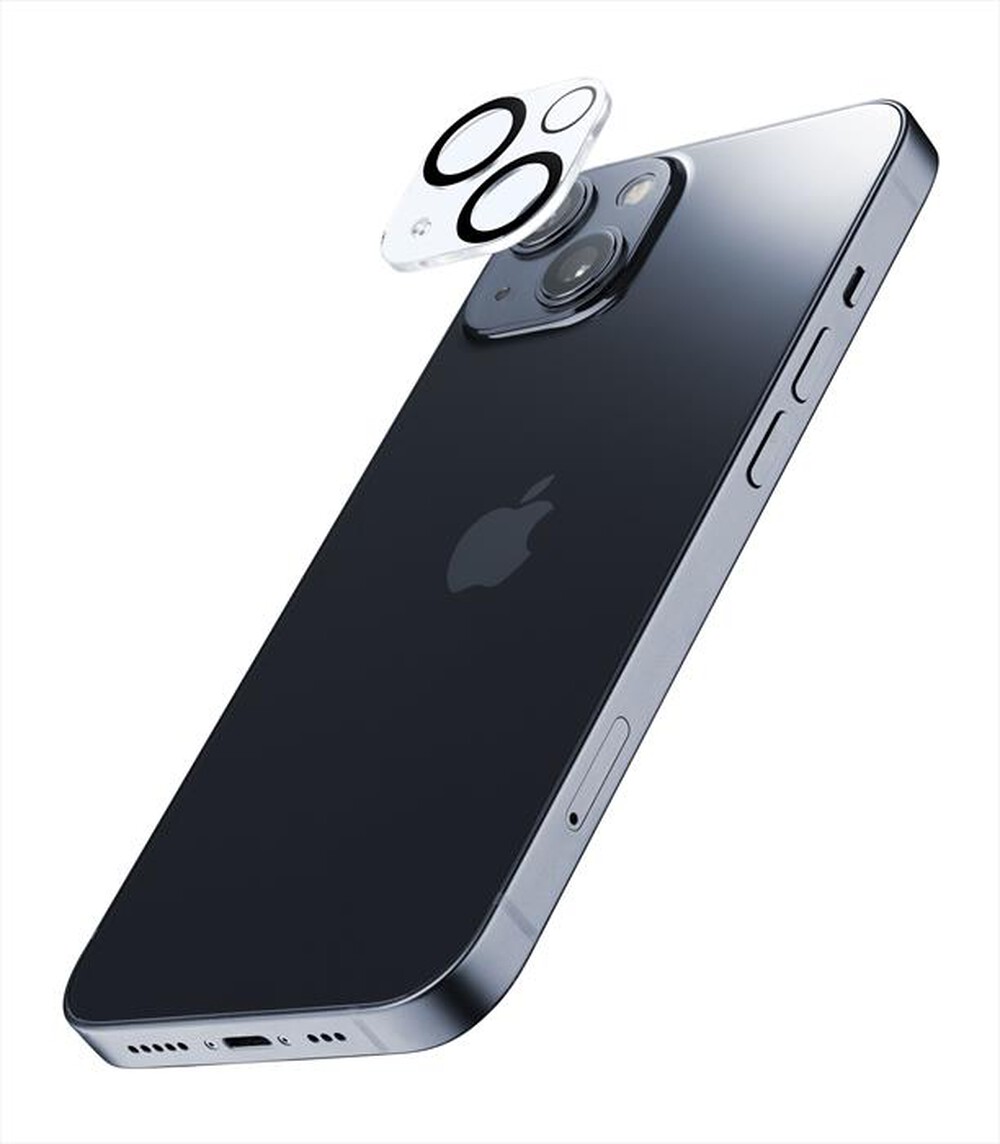 "CELLULARLINE - Tempered Glass CAMERALENSIPH14 per iPhone 14/Plus-Trasparente"