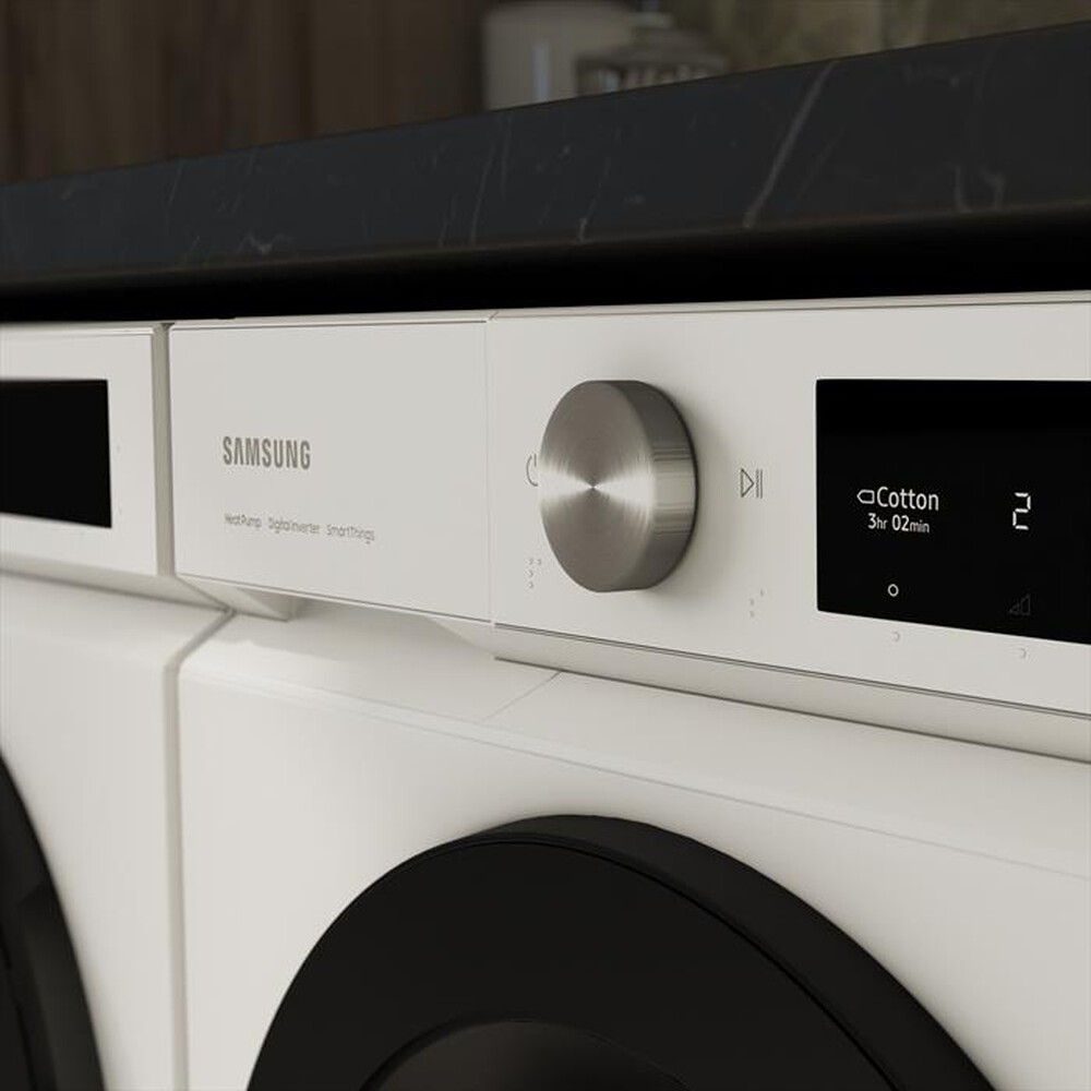 "SAMSUNG - Asciugatrice DV90BB5245AWS3 9 Kg Classe A+++-bianco oblò black"